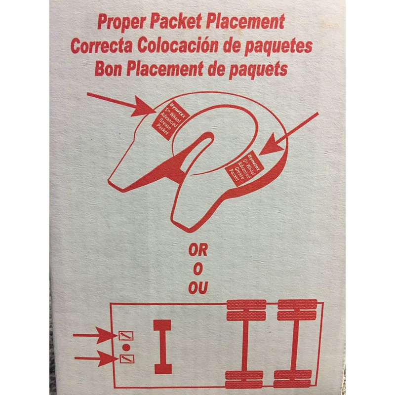 Dynatex 5TH Wheel Grease Packet - 10 Packets