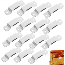 Yeanifeana15 Piezas Soporte De Cinta Métrica De Metal Montaje De Clip De Cinta Métrica Portaherramientas Universal Clip Metálico para Cinturón Linterna Cinturón para Herramientas Planchar (15)