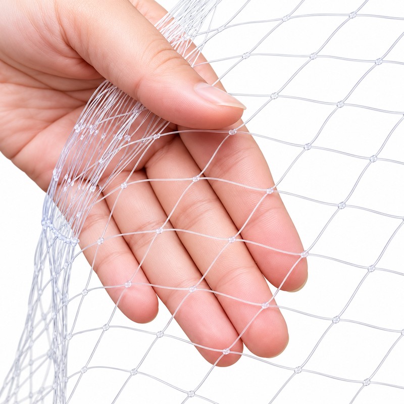 Transparent Anti-Bird Netting for Garden, Grapes, Orchard & Fishpond –