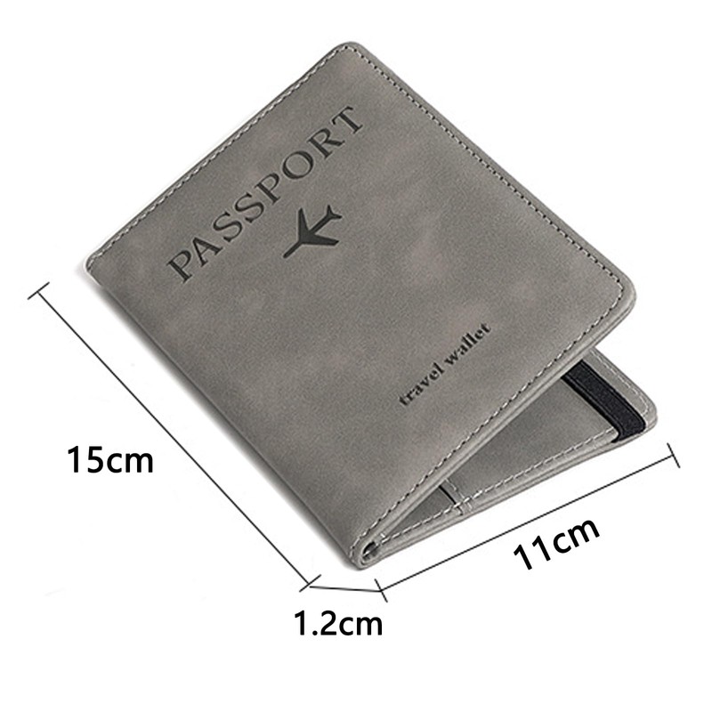 SZSL Passport Case, Skimming Prevention, High-grade PU Leather, Multi-functional Storage