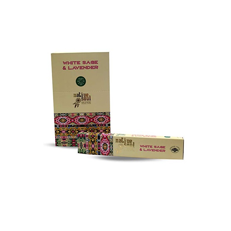 Native Soul White Sage & Lavender Incense Sticks - 1