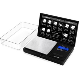 Fuzion Digital Pocket Gram Scale .01 Gram Accuracy, 500g Small Coin Scale, Jewelry Scale, Digital Gram Scales for Food, Herb, Spice - Weight Gram and Oz
