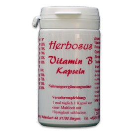 Vitamin-B-Kapseln von Herbosus