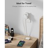 UK to India Plug Adapter with 2 USB, TESSAN Grounded