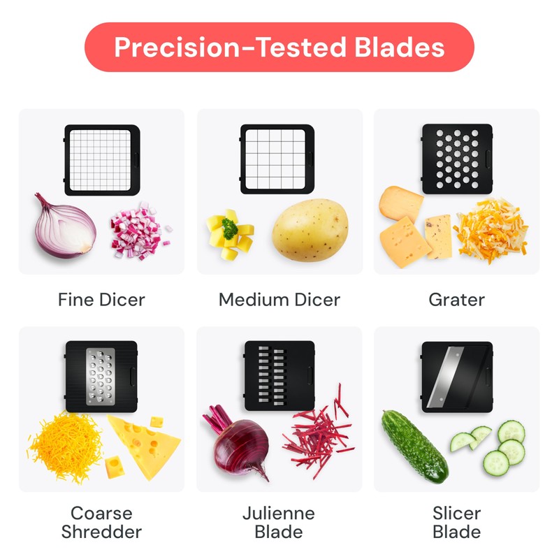 Fullstar Mandoline Slicer for Kitchen - Vegetable Chopper, Onion Potato