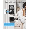 Zowill Keyless Entry Door Lock with 2 Lever Handles, Zowill