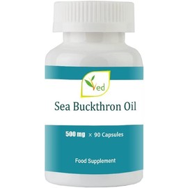 VED Sea Buckthorn Oil Capsules | Boost Immune System | Omega-7 500 mg - 90 Capsules