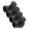 4pcs IEC320 C14 to IEC320 C13 Power Adapter Professional C14