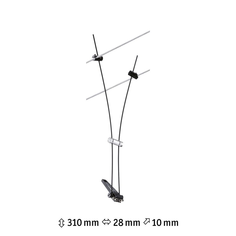 Paulmann 94489 CorDuo Cable System – Single Spot Comet DC