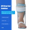 AFO Drop Foot Stabilizer Adjustable Soft Padding Lightweight Fatigue Resistant