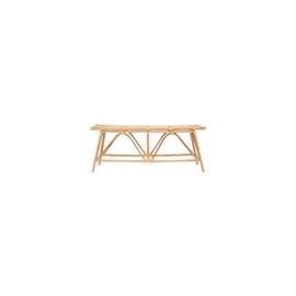 Safavieh Home Collection Montgomery Natural Rattan (15" w. x 47" d. x 18" h.) Coffee Table