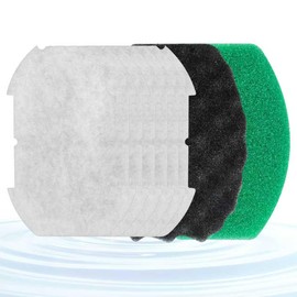 Pond Filter for Maintenance Kit for Inpond 5 in 1 600 Gallon Model, Polymer Wool Filter Pads and Foam Filters Media Pad (Fit 600/900)