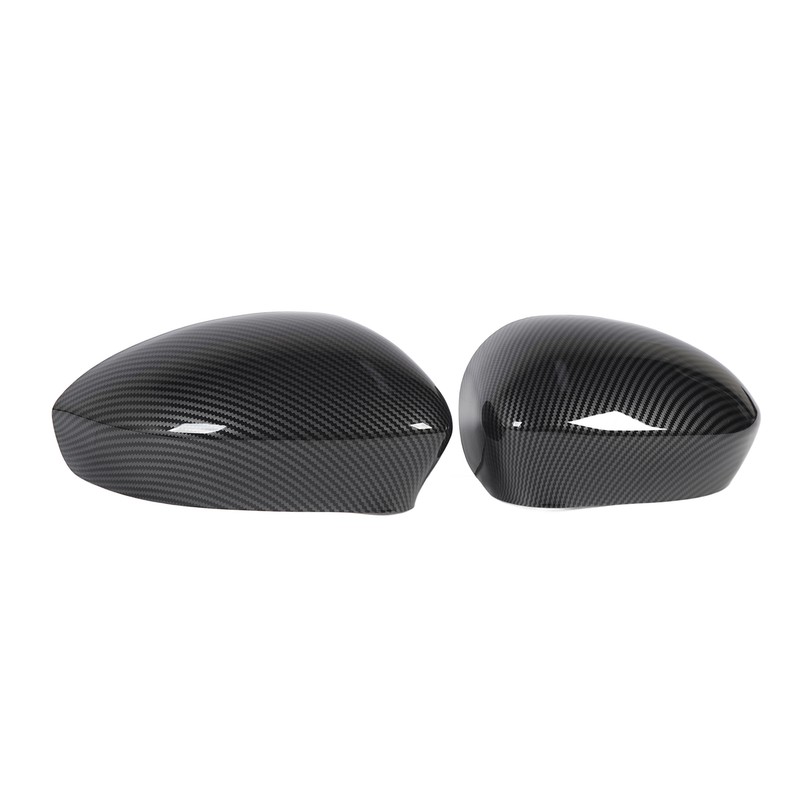 2 Pcs Door Side Rearview Mirror Cover Cap Left Right