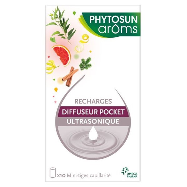 Phytosun'aroms Phytosun Aroms Recharges pour Diffuseur Pocket Ultrasonique