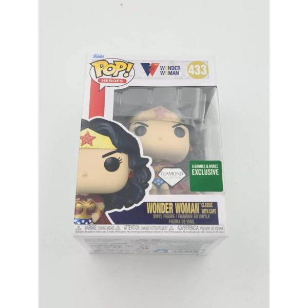 Funko POP! Wonder Woman Classic With Cape 433 Diamond Collection