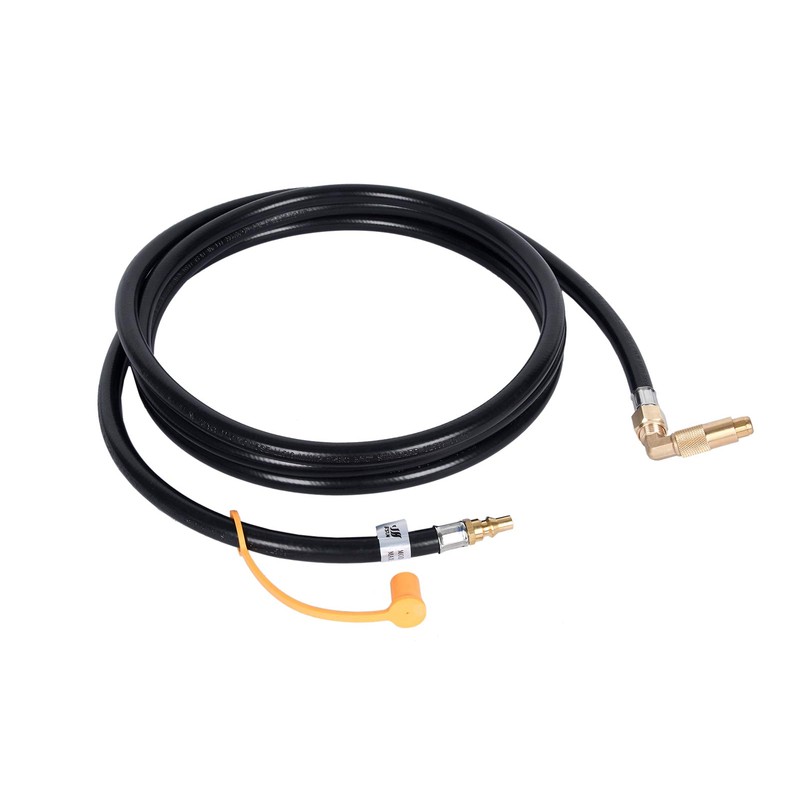 GasSaf 12 FT RV Quick Connect Propane Hose - 1/4"