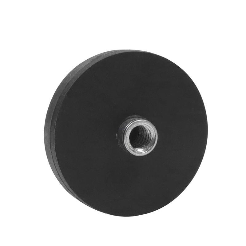 NovelGoal D36mm Mini Magnetic Mount Strong Round Rubberized Base 1/4"