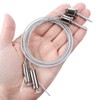 Teemyaa Ceiling Hanging Wire Cable Kit, 4 Sets Wire Cable