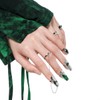 Women's Fingertip Nail Rings, Adjustable Opening Nail Art Charms Accessories,