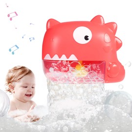 Bath Toy from 1 2 3 4 Years, Bath Toy Baby with Music, Foam Machine Bathtub, Dinosaur Bubble Machine, Water Toy Children from 0 1 2 3 4 + Years
