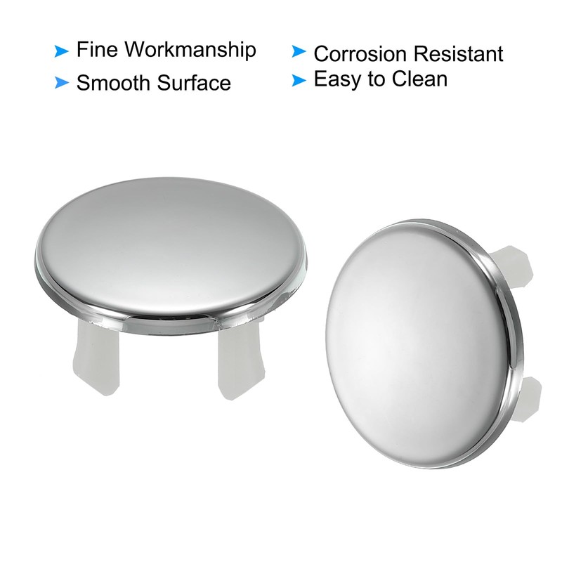 PATIKIL Sink Overflow Ring, 3Pcs Sink Trim Cover Basin Trim