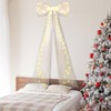 LED Christmas Extra Large White Bow 24 x 71 Inch