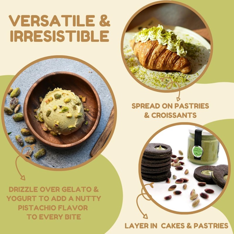 Sciara | Italian Spreadable Pistachio Cream | Premium Quality Pistachio