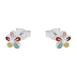 Prinzessin Lillifee Stud Earrings for Girls and Children, Comes in Jewellery Gift Box, Silver, No Gemstone