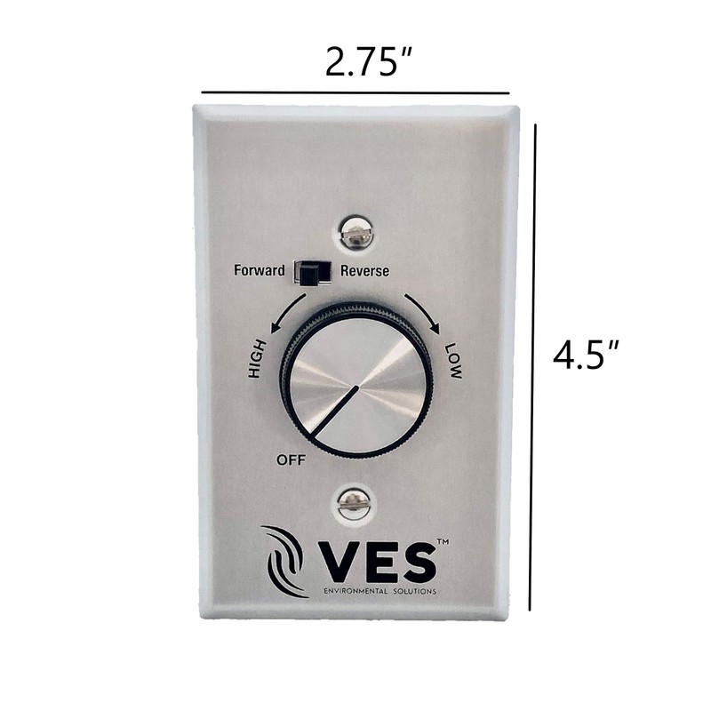 VES Ceiling Fan Controls (5 Amp Forward/Reverse Variable Speed)