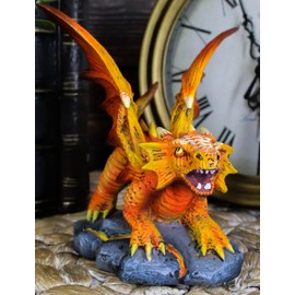 Ebros Gift Roaring Red Pyre Phoenix Fire Element Dragon Statue Anne Stokes Fantasy Art Age of Dragons and Dungeons Decor Figurine (Baby Wyrmling)