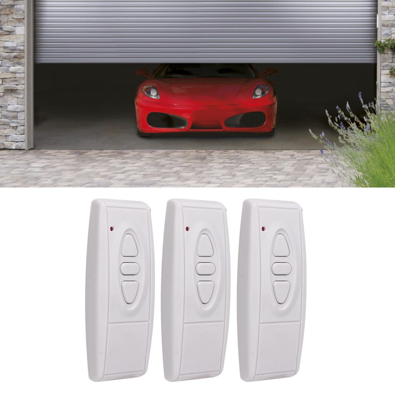 3PCS 433Mhz Garage Door Wireless Button Switch Garage Door Remote