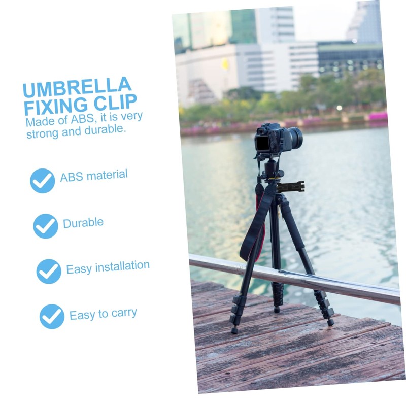 jojofuny 2pcs Tripod Umbrella Holder Clip for Photography Umbrella Bracket