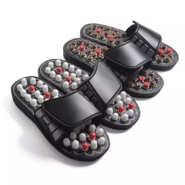 지압슬리퍼 스프링지압슬리퍼 건강슬리퍼 사무실 스프링 건강 발마사지 사무실 [브라운] Acupressure Slippers Spring Acupressure Slippers Health Slippers Office Spring Health Foot Massage Office [Brown]