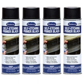 Eastwood Self Etching Black Primer 16 Ounce Aerosol 4 Pack