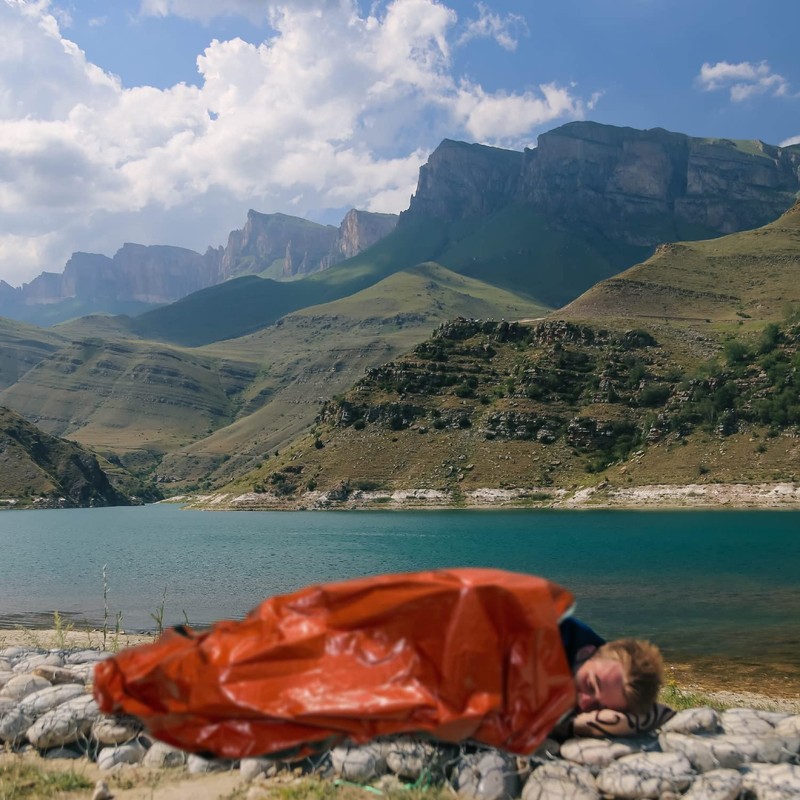 Portable Emergency Blanket & Bivvy Sack Thermal Sleeping Bag -