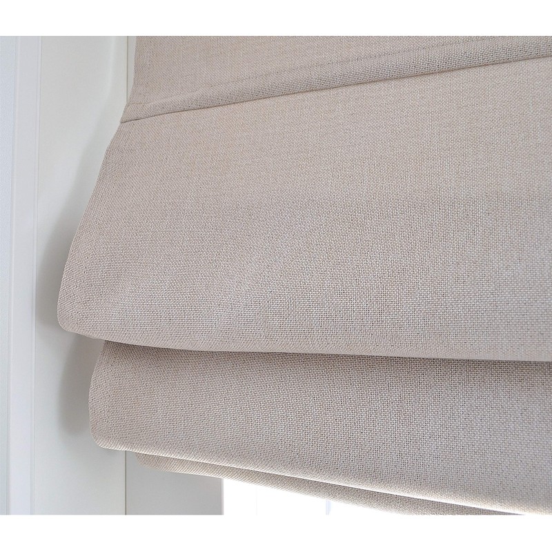 Kutti Dimout Roman Blind with Eyelets Cream Approx. 100 x