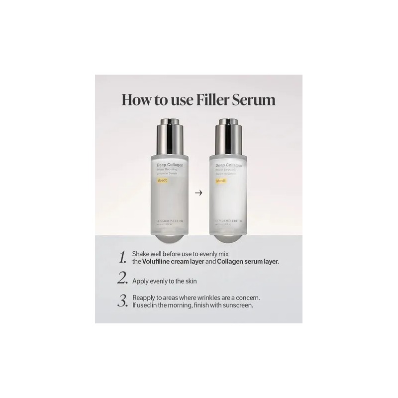SUNGBOON Crema Suero Antiedad Hidratante Facial Colágeno Hipoalergénico 30ml