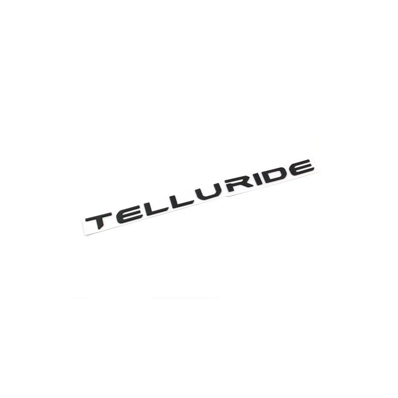 Xpipnns Matte Black Telluride Rear Tailgate Emblem Letter Fit 2022-2024