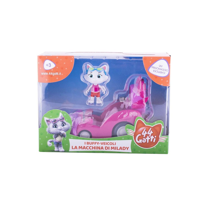 44 Cats Buffycats vehicles with 8 cm character included, 3