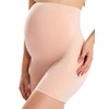 Gratlin Women's Seamless Maternity Shapewear for Dresses Pregnancy Shorts Panties