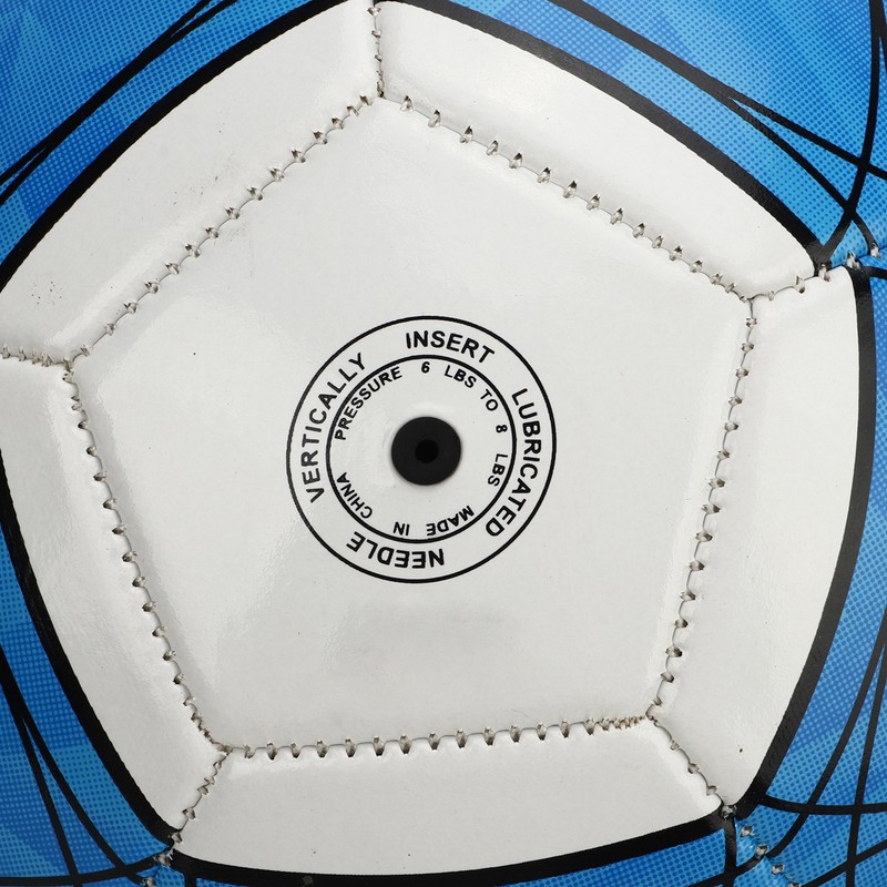 Soccer Ball Blue and White Color Thicked Size 5 Children
