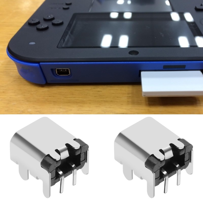 YINETTECH 2 Pack Repair Replacement Part Straight Pin Socket Charging