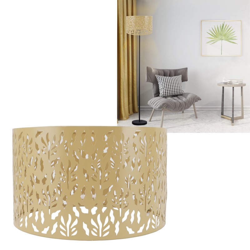 Metal Lamp Shades Hollow Carved Lampshade Modern Style Hollow Lampshade