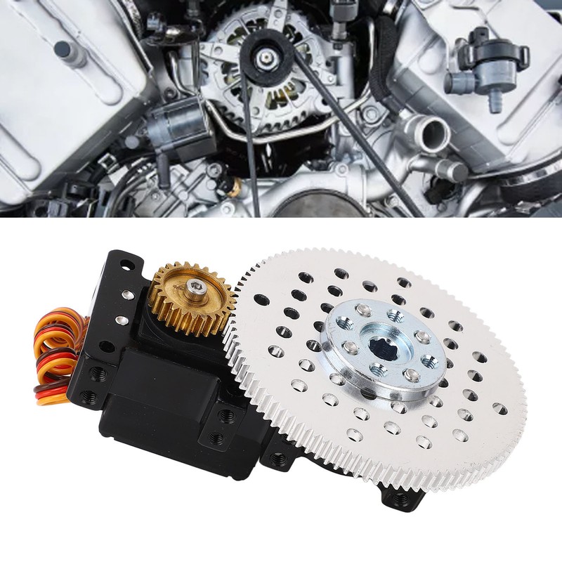 4:1 Ratio Servo Motor Gear Box High Torsion Aluminum Frame