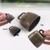 KOOBOOK 2Pcs Cow Horse Sheep Grazing Copper Bells Cattle Farm