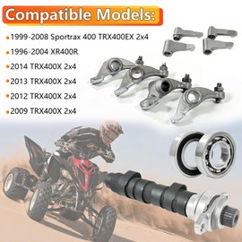 BIGLKNM Rocker Arm & Camshaft & Bearing Kit for Honda Sportrax 400 TRX400EX 2x4 1999-2008 TRX400X XR400R OEM 14431-KCY-670