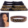 Elastic Wig Band for Edges Laying 4 Pcs Lace Melting