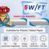 MAXKOSKO 9FT Freeze Protected Water Pipe Heating Cable, Self Regulating