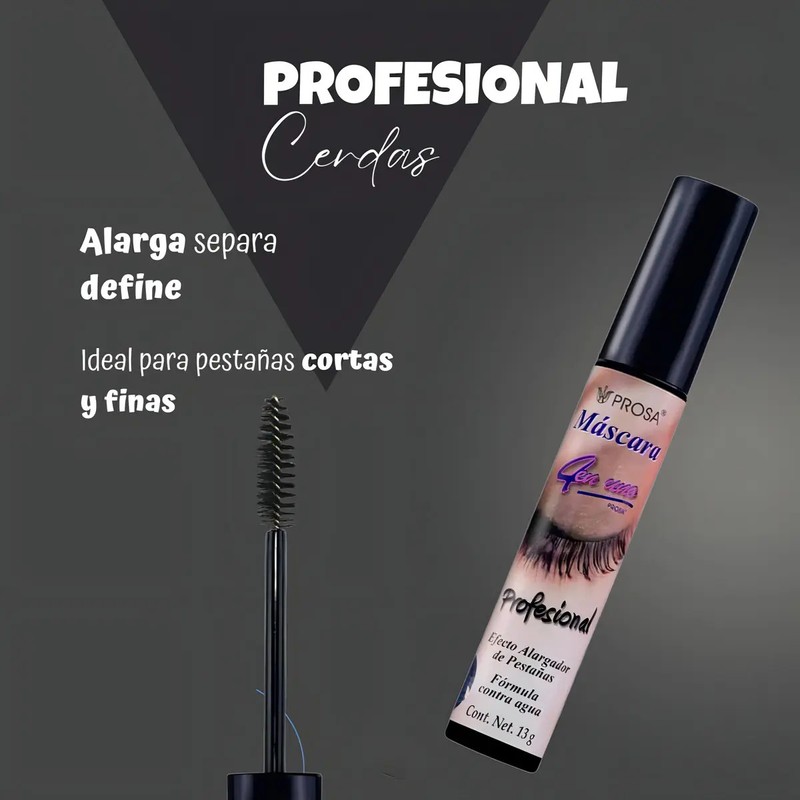 12 Piezas Rimel Mascara Pestañas Prosa 4 En 1 Color