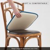Elegant Comfort 6 Pack Chair Cushion Covers - Skid-Proof Rubber